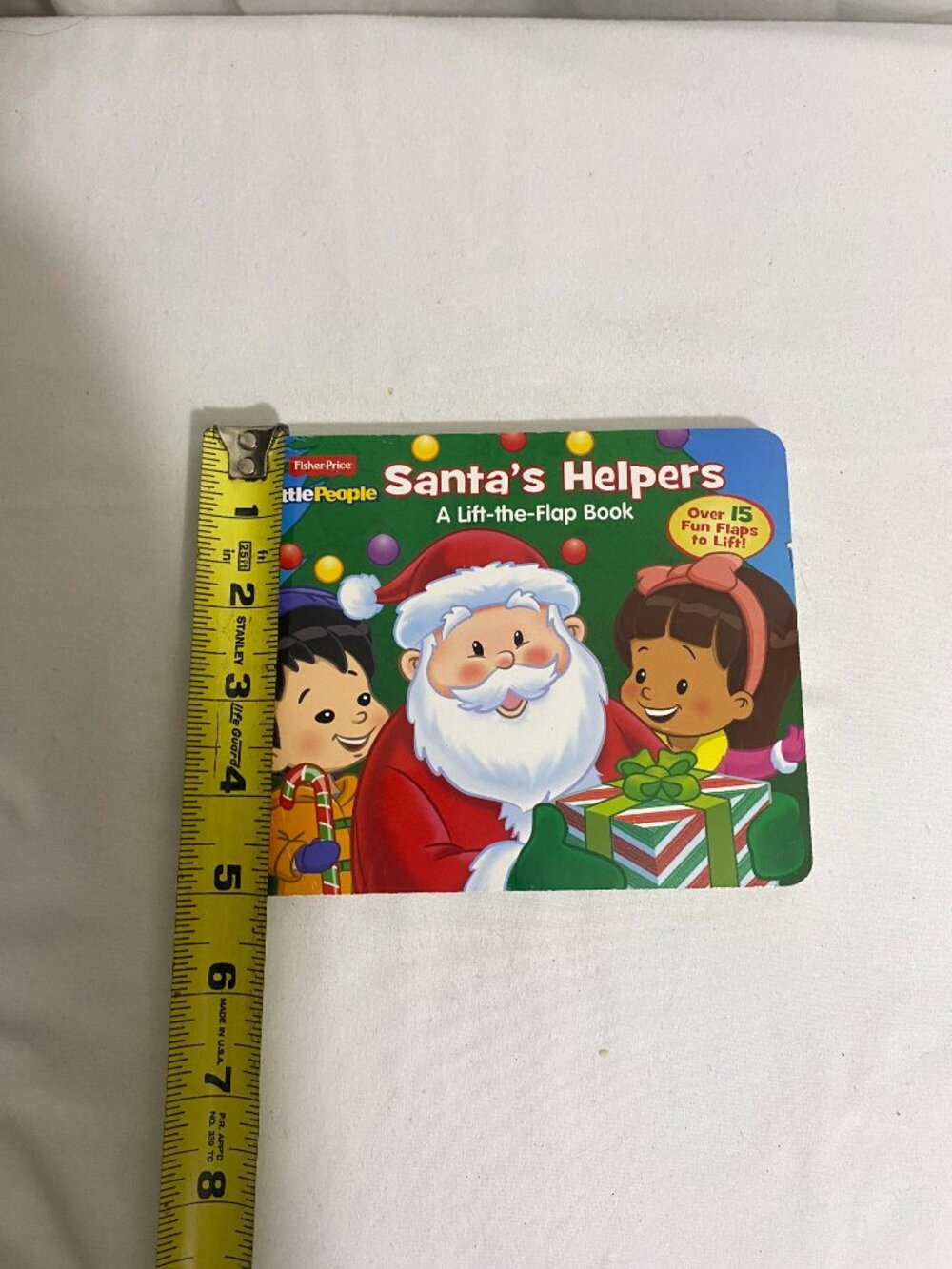 Fisher-Price Little People Santa’s Helpers Lift-the-Flap Board Book Christmas